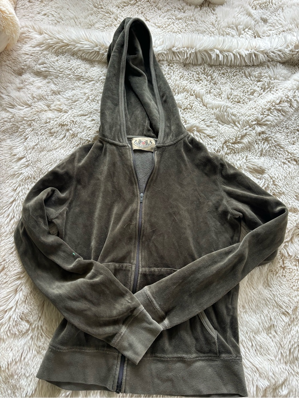 Juicy Couture Army Green Velour Trackset